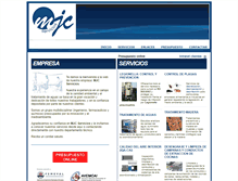 Tablet Screenshot of mjcservicios.com